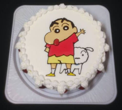 菓誌の森のキャラクターケーキ