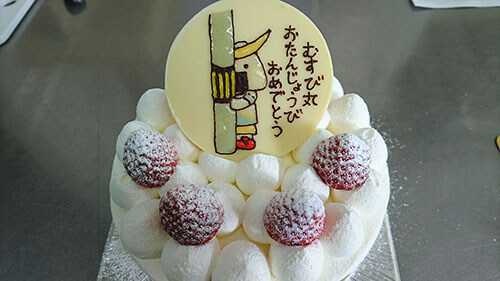 菓子工房ラ・ポルトのキャラクターケーキ