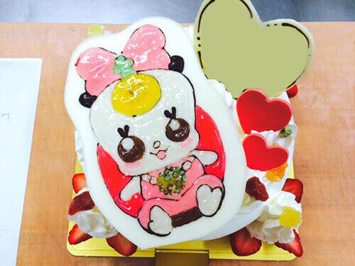 早川ベーカリーのキャラクターケーキ